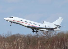 Falcon 8X -- F-GSMS